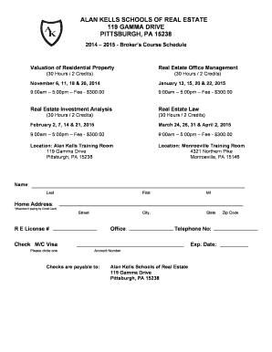 Real estate investment forms - estate office management