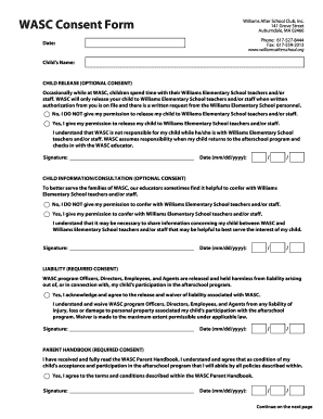 WASC Consent Form - bwilliamsafterschoolbborgb