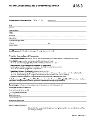 Auszahlungsantrag abs 3-vorsorgeguthaben - Alternative Bank ...