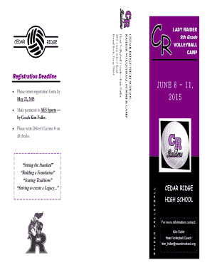 LADY RAIDER Make payments to AES Sports by Coach Kim Fuller