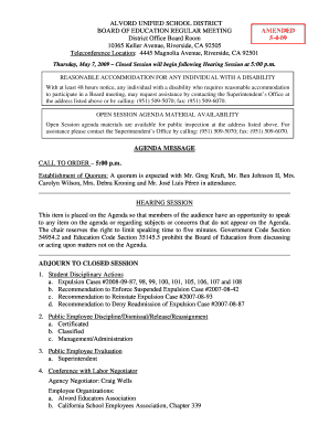 Teleconference Location: 4445 Magnolia Avenue, Riverside, CA 92501 - alvordusd