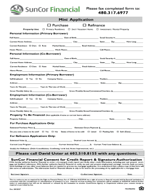 Mini Application for Mortgage