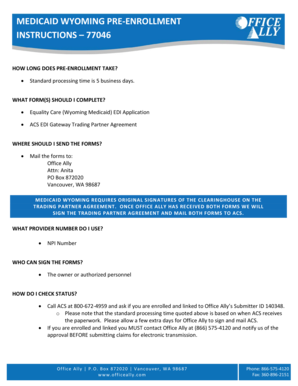 Wyoming Medicaid EDI Application