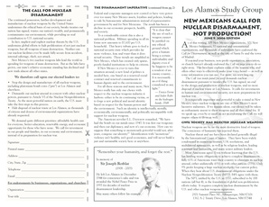 Call for Nuclear Disarmament