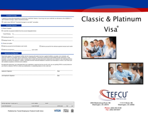 Visa Credit Card Application