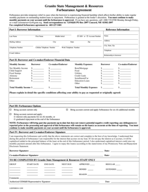 Mandatory forbearance request medical residency - Forbearance 12-2009. This introduction to the Application and Verification Guide (AVG) lists the significant changes to the AVG for the award year. - nhheaf