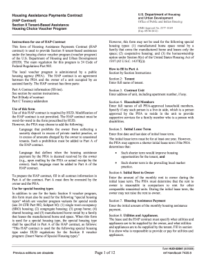 Housing Assistance Payments Contract