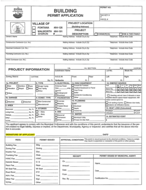 Building Permit Application