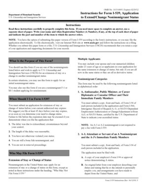 I 539a form sample - Instructions for Form I-539, Application to Extend/Change ...