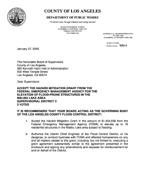 Legal firm letterhead - DPW Letterhead - lacounty