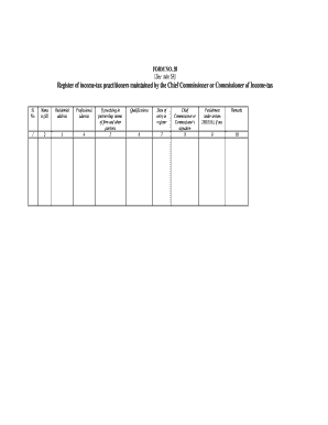 Income-Tax Practitioners Register Form 38