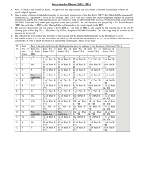 Income Tax Return Verification Form ITR-V