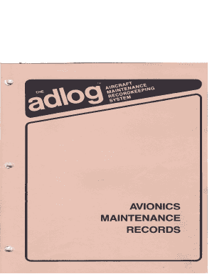 Aircraft Maintenance Records Form