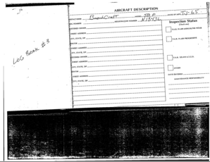 Aircraft Maintenance Record Form