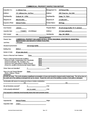 Commercial Property Inspection Report