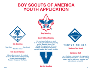 Boy Scouts of America Youth Application