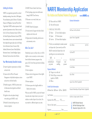 NARFE Membership Application