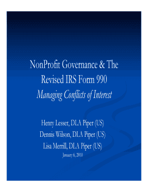 IRS Form 990 Governance Guide