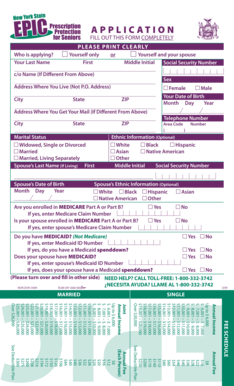 New York EPIC Application Form