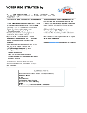 Voter Registration Form