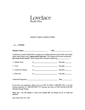 Credit Card Payment Form