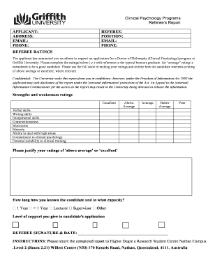 Report writing examples for college students - referee details form