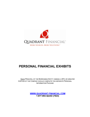 US Small Business Administration Personal Financial Statement