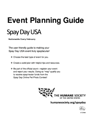 Event Planning Guide - The Humane Society of the United States - humanesociety