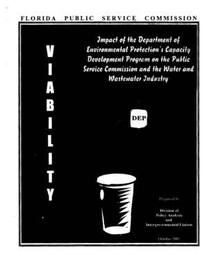 Viability Impact of the Department of Environmental - psc state fl