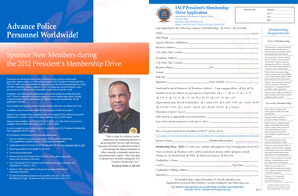 IACP President’s Membership Application Form