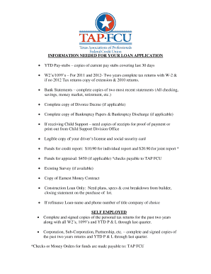 Uniform Residential Loan Application