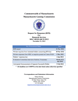 Commonwealth of Massachusetts Massachusetts Gaming ...