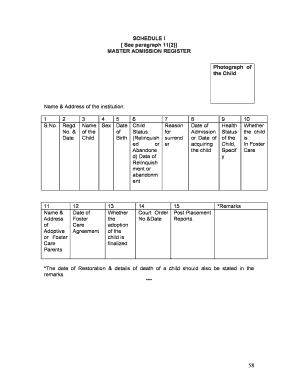 Child Adoption Forms