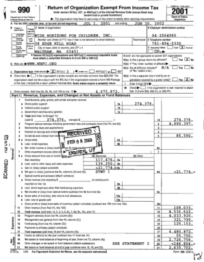 IRS Form 990 for Nonprofit Organizations