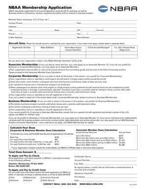 NBAA Membership Application