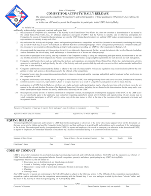 USPC Activity/Rally Release Form