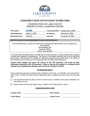 construction bids online