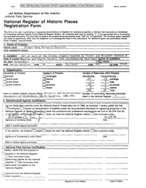 National Register of Historic Places Registration Form