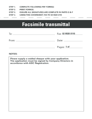 Facsimile Transmittal Sheet