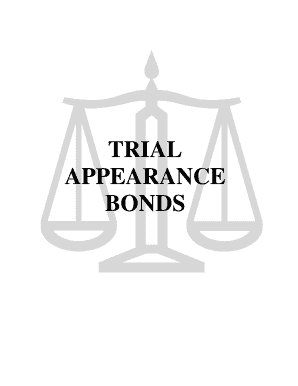 Texas Trial Appearance Bond