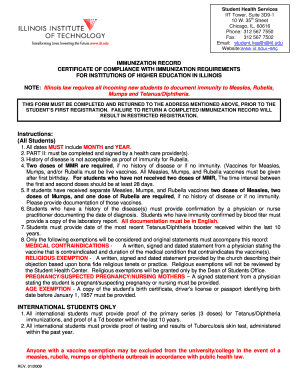 iit chicago immunization