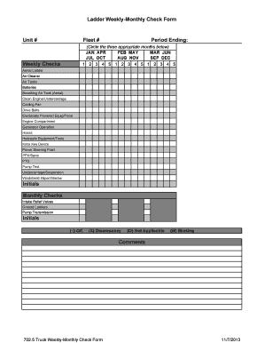 702.5 Ladder Weekly-Monthly Check Form - springdalear