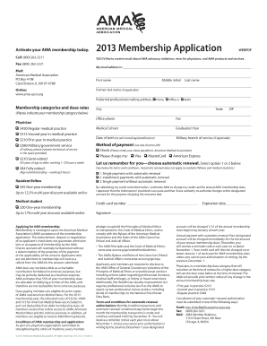 AMA Membership Application Form