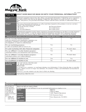 Magyar Bank Privacy Notice