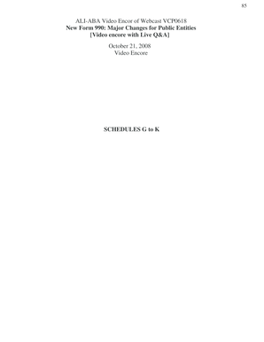 IRS Form 990 Schedule G