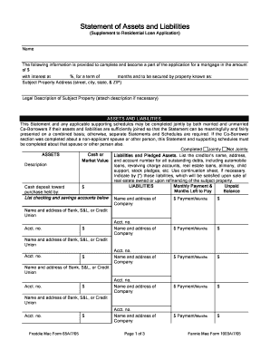 Statement of Assets and Liabilities