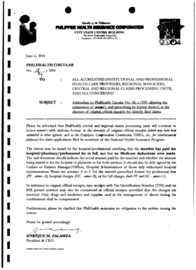 PhilHealth Waiver Form