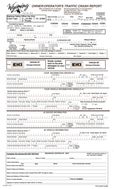 Wyoming Traffic Crash Report