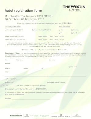 forms and formats in westin