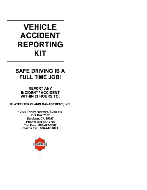 Vehicle Accident Reporting Kit